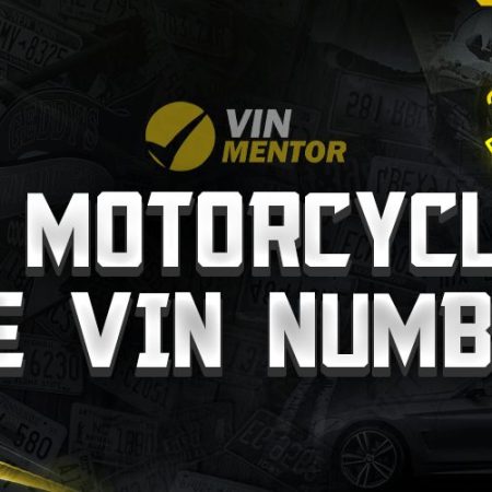 Do Motorcycles have VIN Numbers?