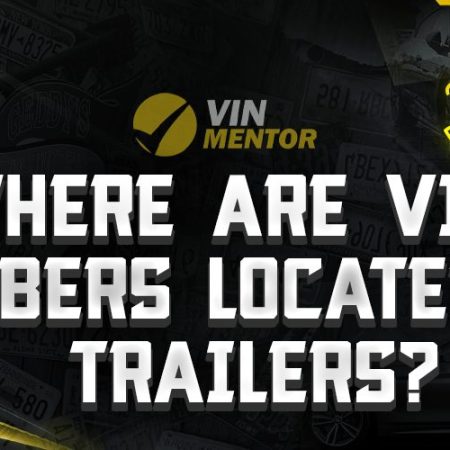 Where are VIN Numbers Located on a Trailer?