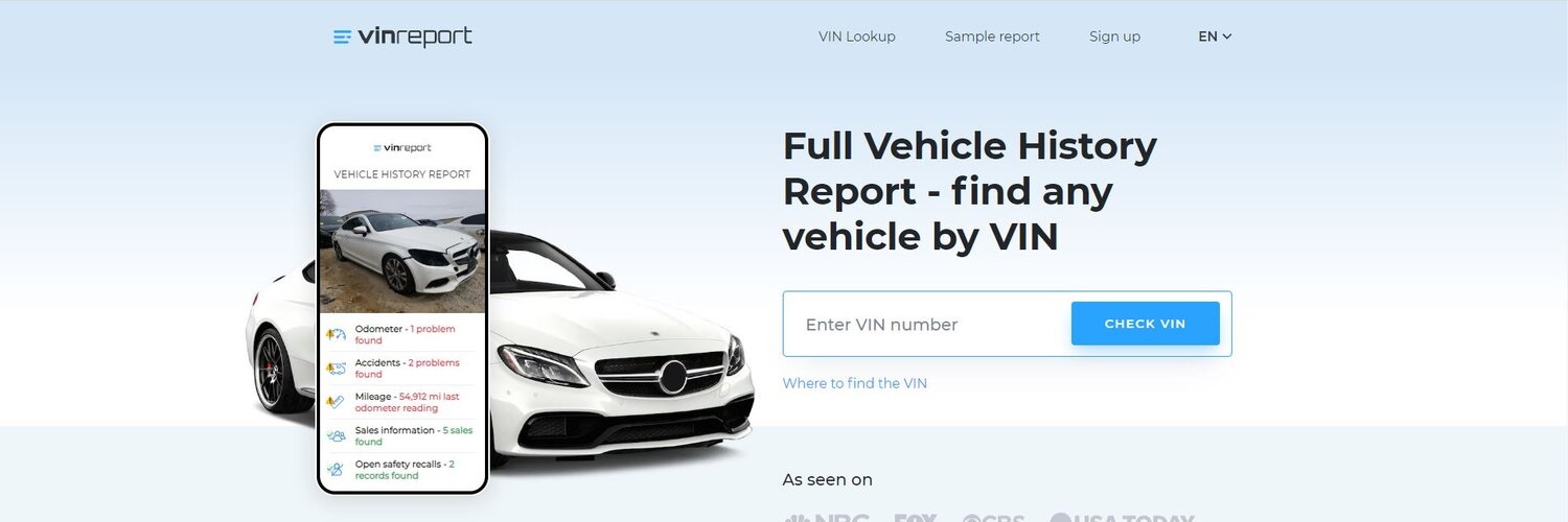 VINreport website