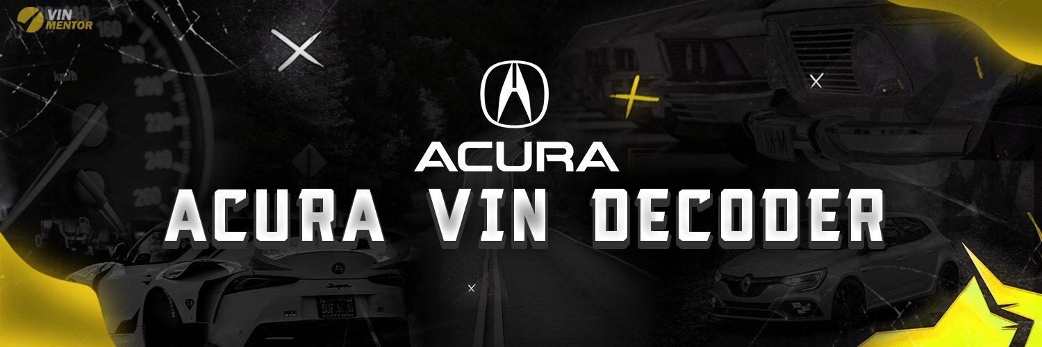 Acura SLX VIN Decoder