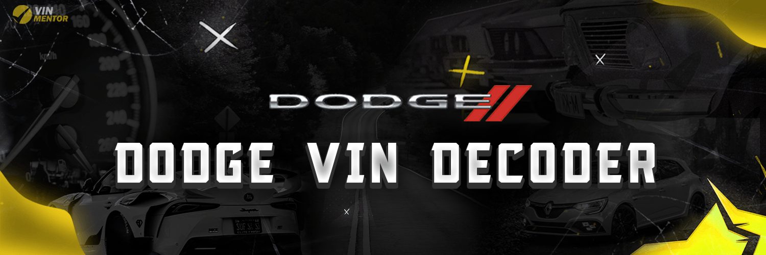 Dodge 1000 VIN Decoder
