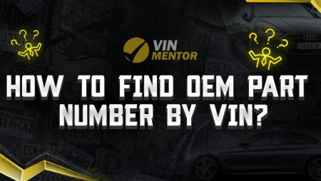 How To Find Oem Part Number By VIN?