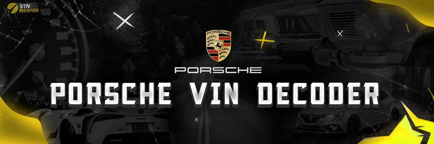 Porsche CAYMAN VIN Decoder