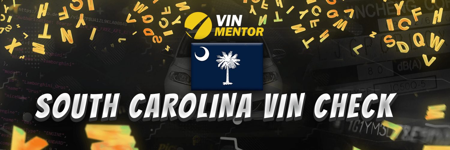 South Carolina VIN Check