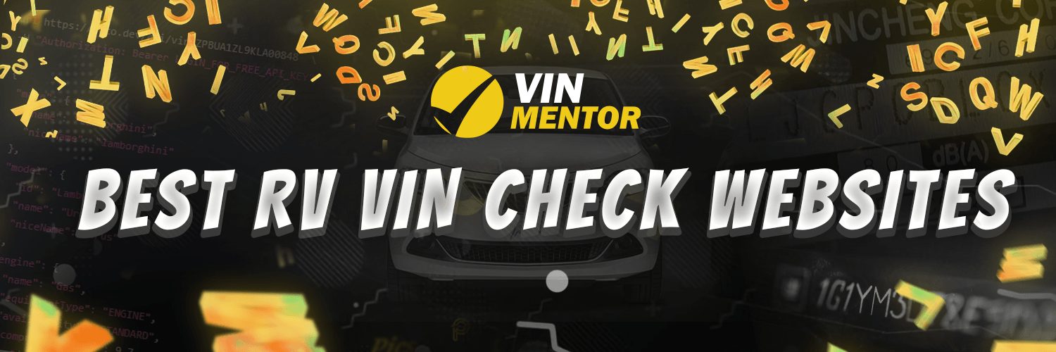 Best RV VIN Check Websites