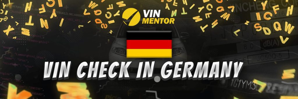 germany car vin check free