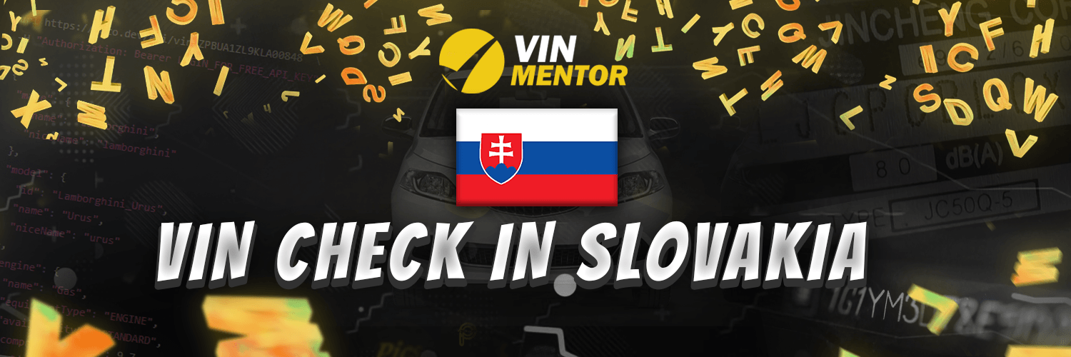 VIN Check in Slovakia