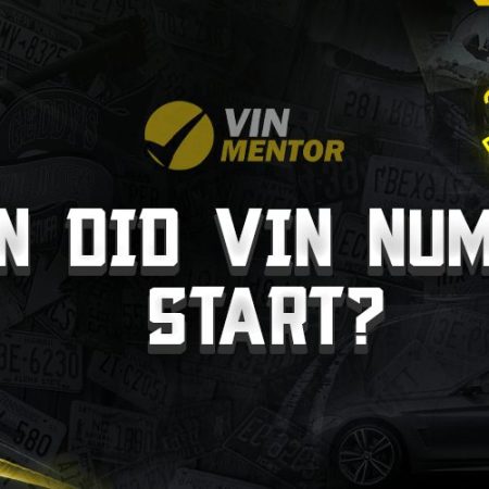When did VIN Numbers Start?