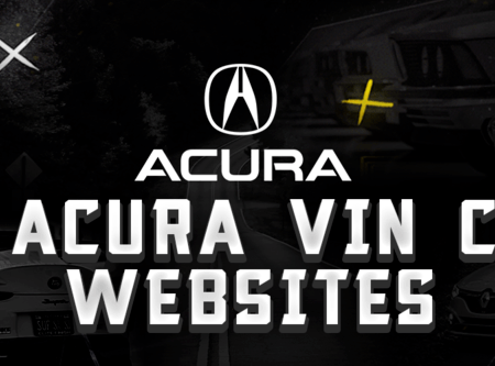 Best Acura VIN Check Websites