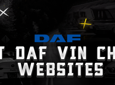 Best DAF VIN Check Websites