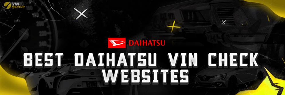 Best Daihatsu VIN Check Websites