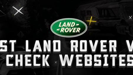 Best Land Rover VIN Check Websites