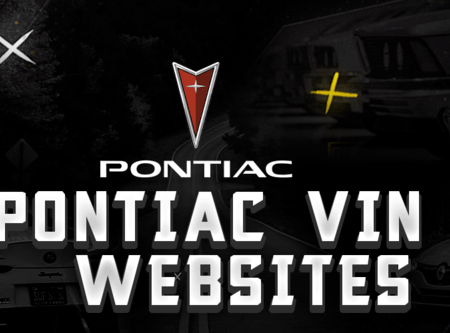 Best Pontiac VIN Check Websites