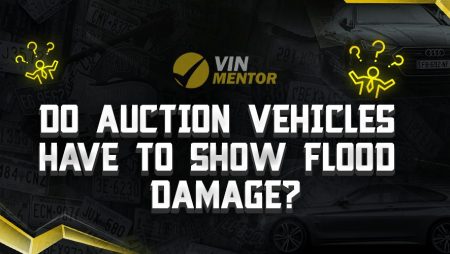 Do Auction Vehicles Have to Show Flood Damage?