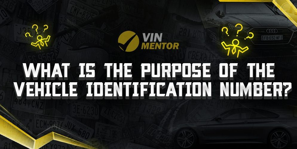 What is the Purpose of the Vehicle Identification Number?