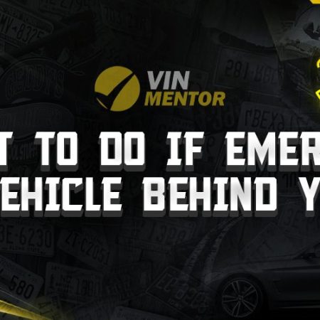 What To Do If an Emergency Vehicle Is Behind You?
