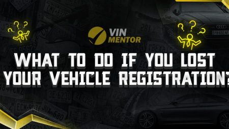 What To Do If You Lost Your Vehicle Registration?